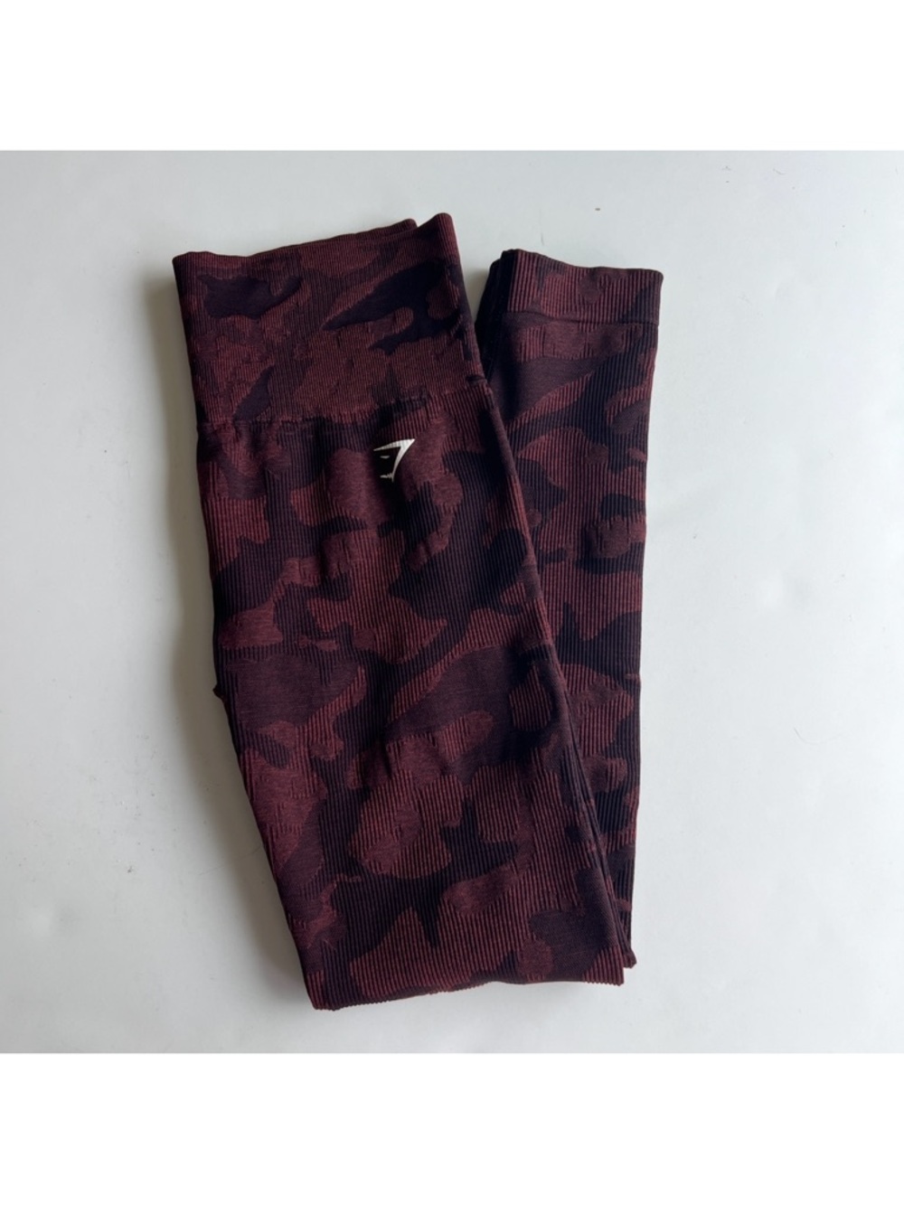 Gymshark Adapt Camo Seamless Leggings  Cherry Brown